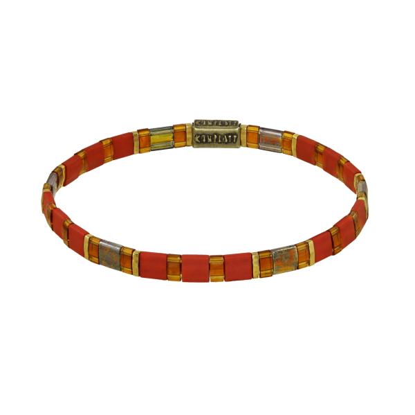 Braun/orange - Tilala - Armband Konplott