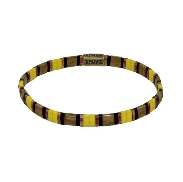 Braun/gelb - Tilala - Armband Konplott