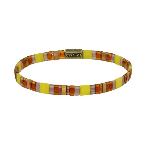 Braun/gelb - Tilala - Armband Konplott
