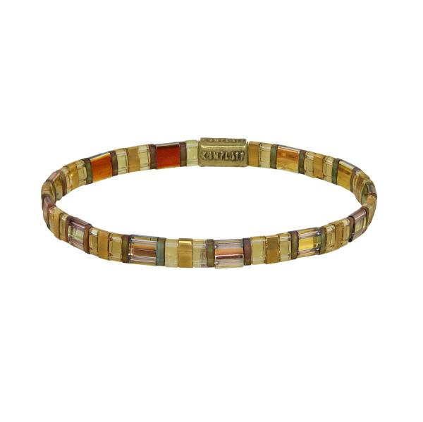 Braun/gelb - Tilala - Armband Konplott
