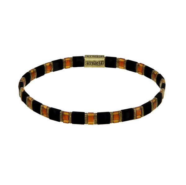 Schwarz/braun - Tilala - Armband Konplott