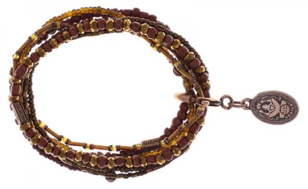 Petit Glamour d'Afrique brown - Bracelet Konplott