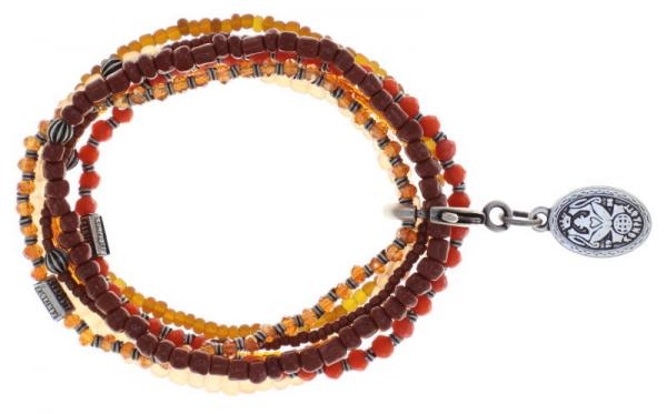 Petit Glamour d'Afrique red/orange - Bracelet Konplott