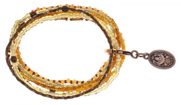 Petit Glamour d'Afrique yellow - Bracelet Konplott