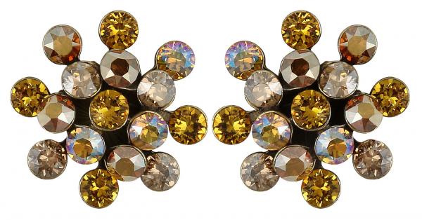Multi Gold/Gelb - Magic Fireball Mini Ohrstecker von Konplott
