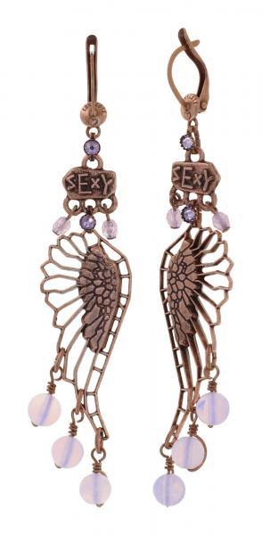 Earrings pink - Speechless - Konplott