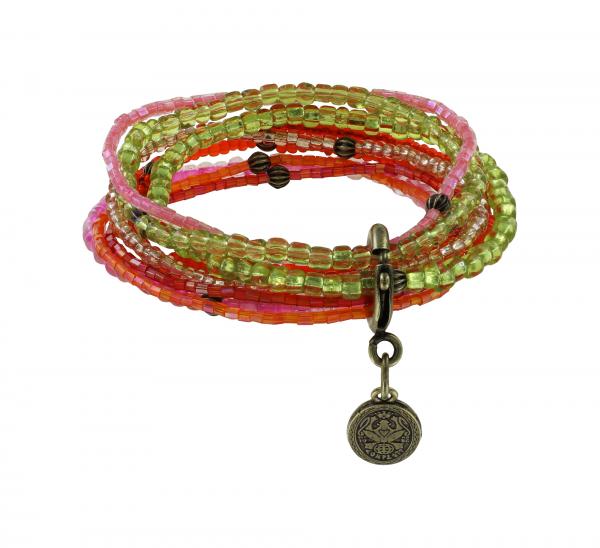 gelb/orange Petit Glamour d'Afrique Armband - Konplott