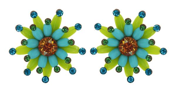 Grün multi - Daisy Riot Ohrringe von Konplott