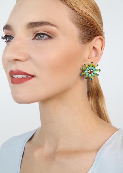 Grün multi - Daisy Riot Ohrringe von Konplott