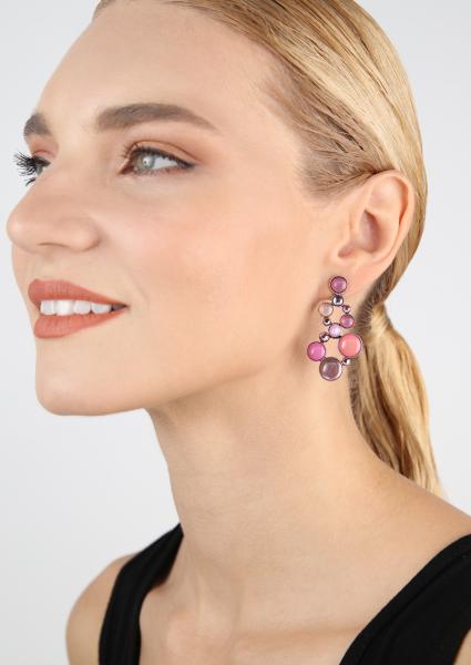 Pink/lila - Shopping Drops - Ohrringe von Konplott