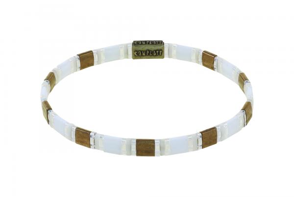 Tilala weiß/pastel multi - Armband Konplott