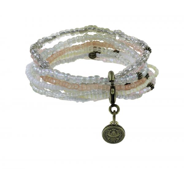 Weiß Petit Glamour d'Afrique Armband - Konplott