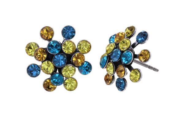 Blue/yellow - Magic Fireball Mini studs