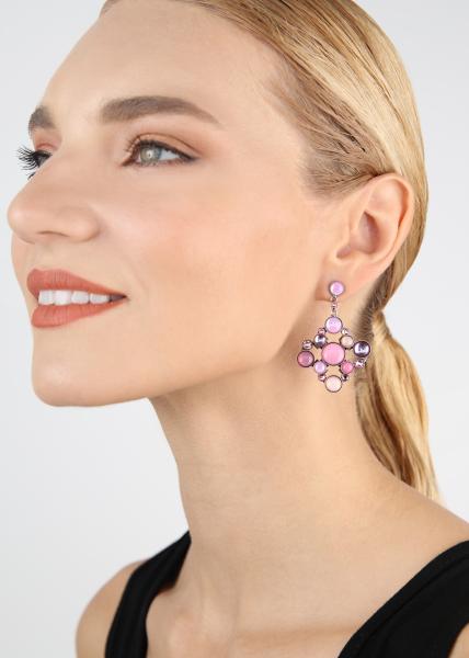 Pink/lila - Shopping Drops - Ohrringe von Konplott