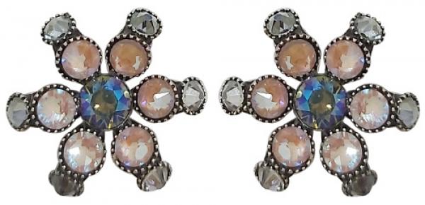 Pastel blue/pink - Lost Garden earrings - Konplott