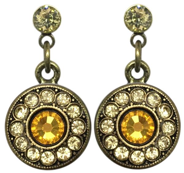Yellow - Spell on you earrings (dangling) - Konplott