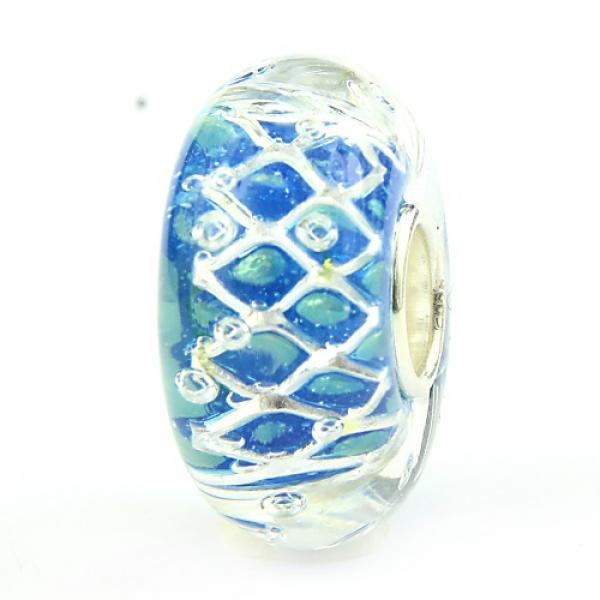 Ocean Galaxy Net - Elfbeads Glas