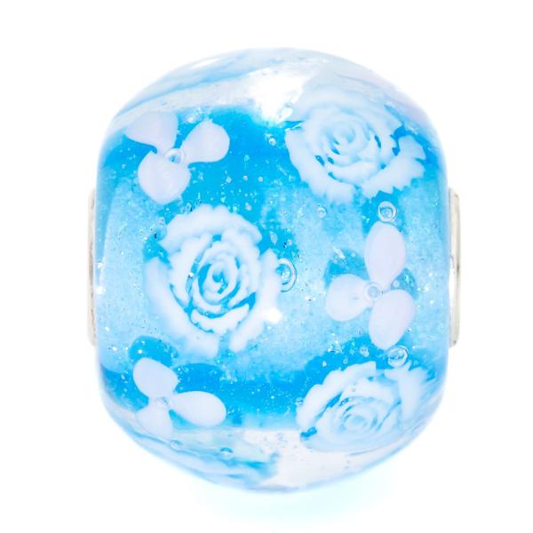 Sky Rose Meadow World - Elfbeads Glas