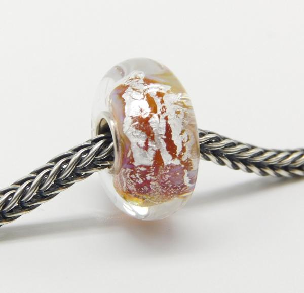 Halo Earthbead Snow - Elfbeads Glas - Originalfoto