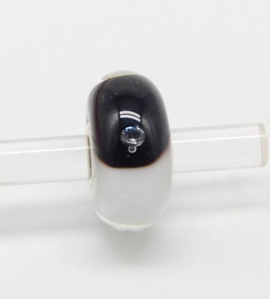 Ying Yang mit Glitzerstein