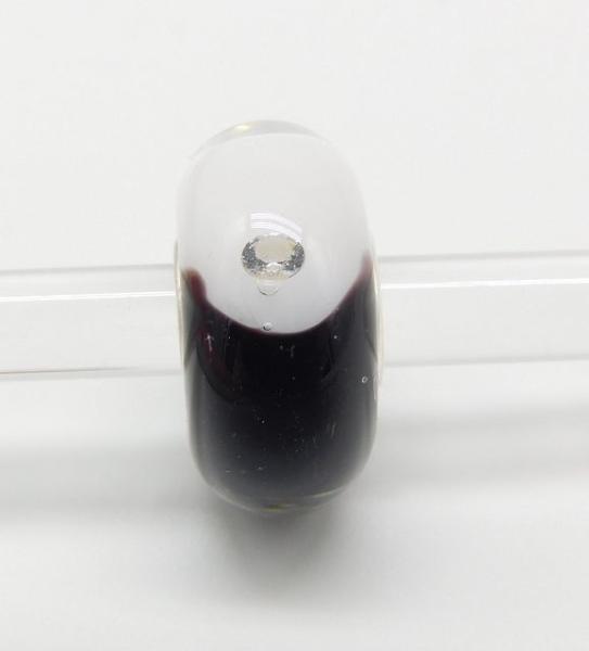 Ying Yang mit Glitzerstein